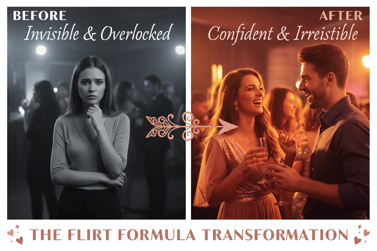 The Flirt Formula: Women's Guide to Flirting & Attracting Men | Master the Art of Flirtation & Dating - The Digital Co.