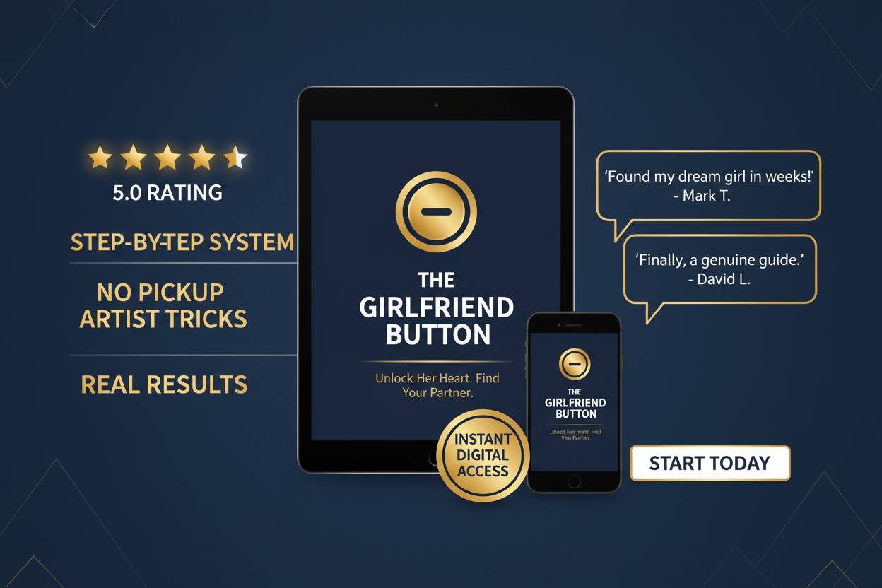 The Girlfriend Button: Proven System to Attract & Keep Your Dream Girlfriend | Modern Dating Guide for Men - The Digital Co.